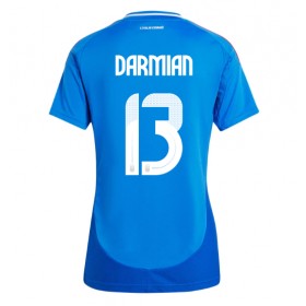 Italien Matteo Darmian #13 Hemmakläder Dam EM 2024 Kortärmad